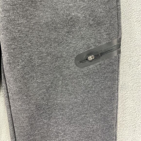 LEG3ND Sweatpants Mens Small Heather Gray Fleece Lined Athletic Fit Tapered Leg - Picture 3 of 15